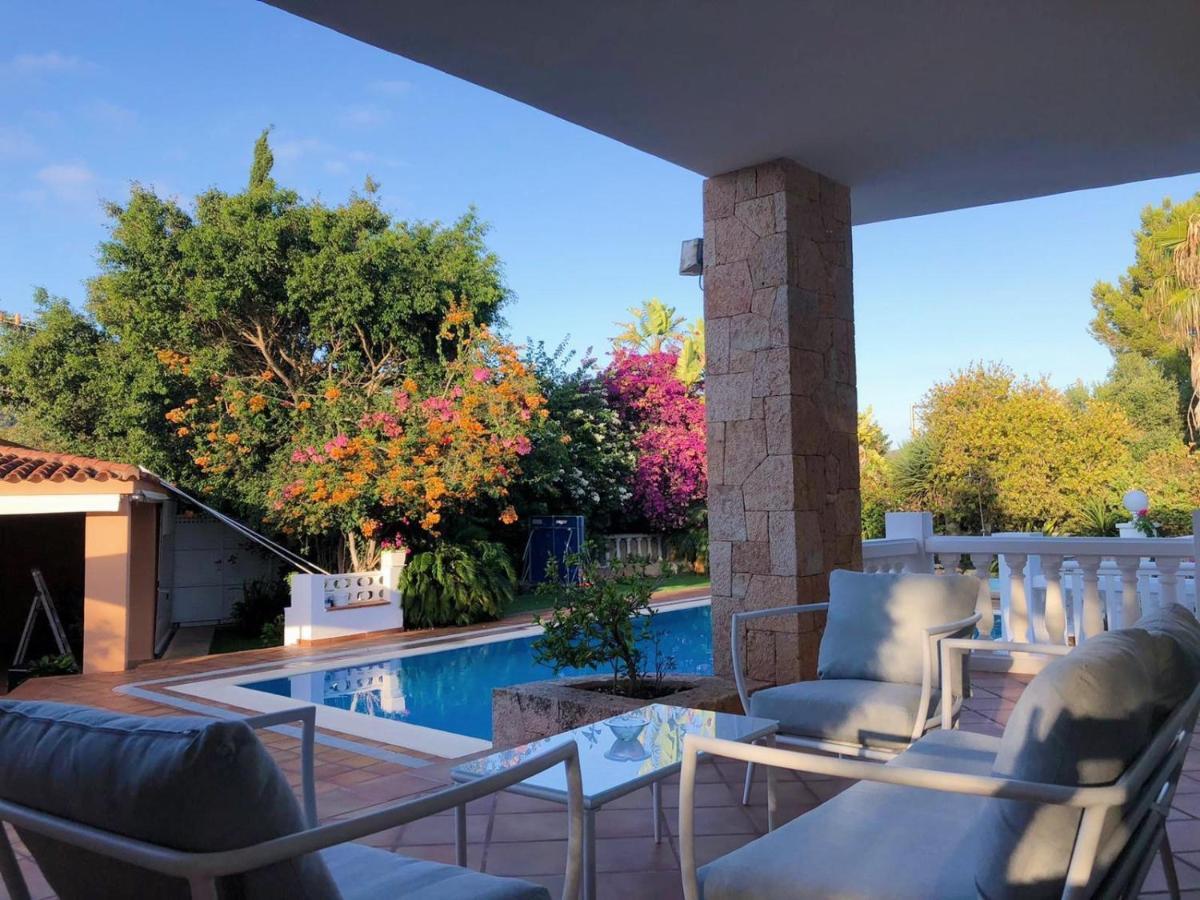 Villa Con Piscina Gigante Sant Francesc de s'Estany Extérieur photo