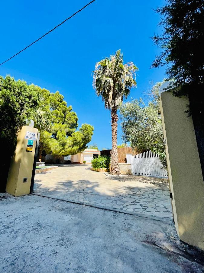 Villa Con Piscina Gigante Sant Francesc de s'Estany Extérieur photo